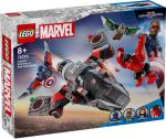 LEGO Captain America vs. Rode Hulk duel (76292)
