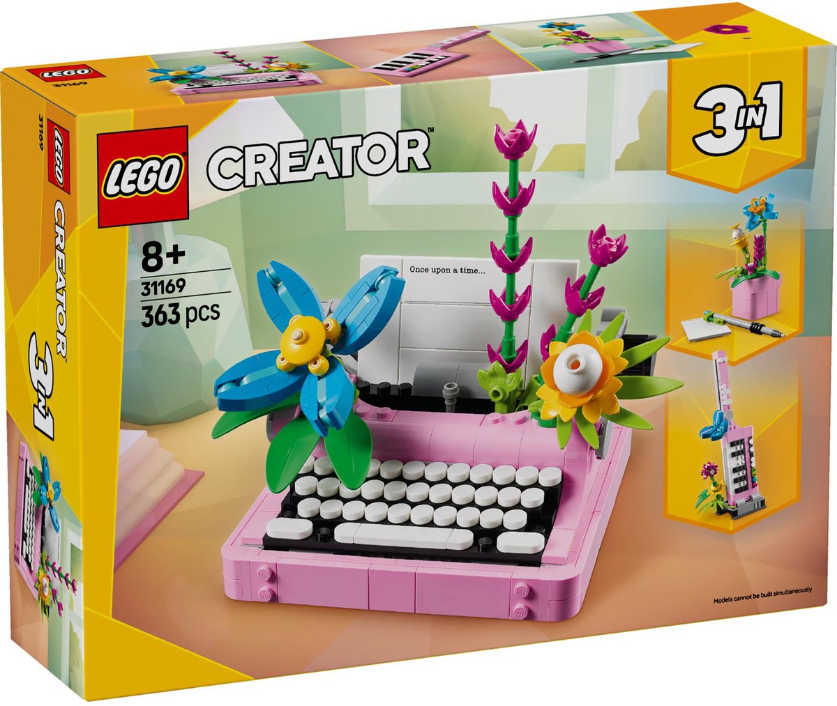 LEGO Typemachine met bloemen (31169)