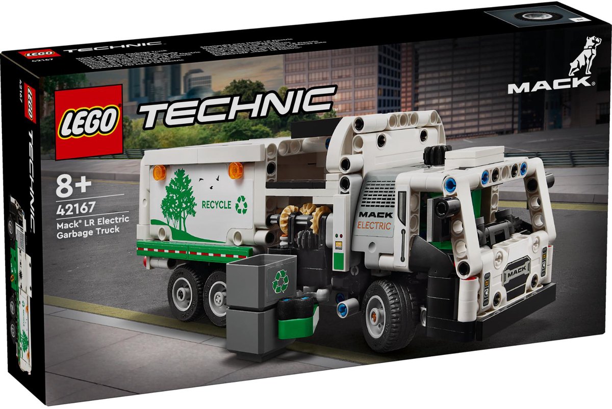 LEGO Mack LR Electric vuilniswagen (42167)