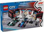 LEGO F1 garage met Mercedes-AMG en Alpine auto's (60444)