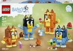 LEGO Bouwbare figuren van Bluey en haar familie (11217)